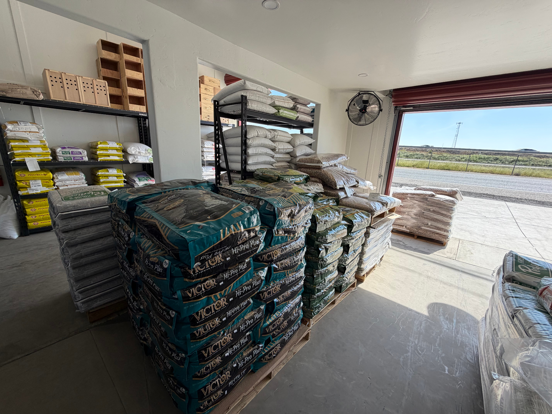 Victor and premium dog food selection
